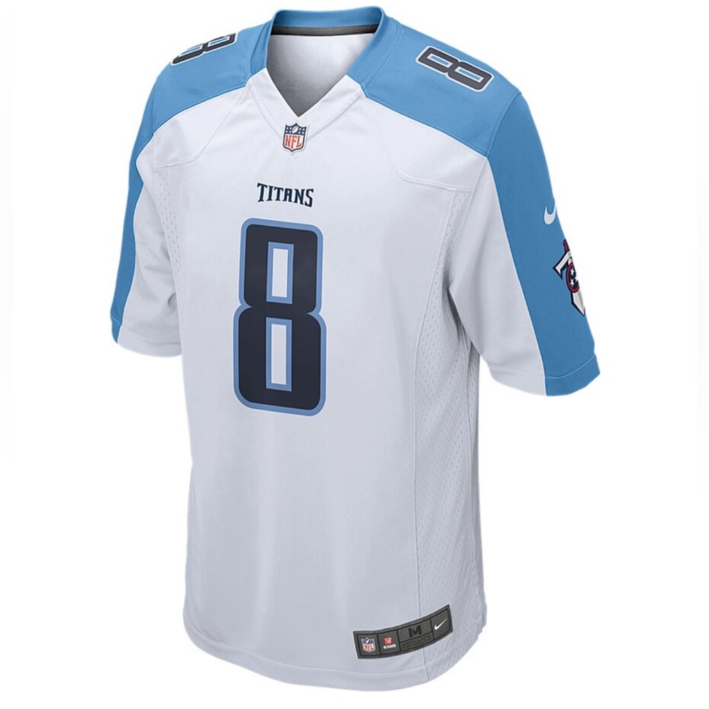 Marcus Mariota #8 Tennessee Titans Nike Jersey MediumWhite Nfl Official NWOT